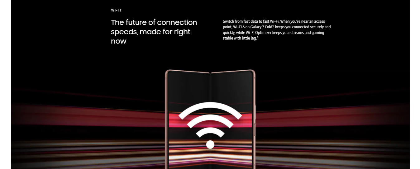 Features of the Samsung Galaxy Z Fold2